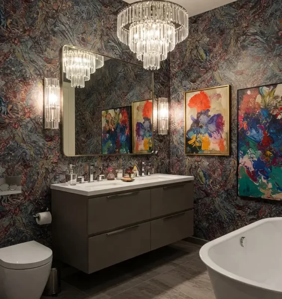 Abstract Look Bathroom Design Ideas